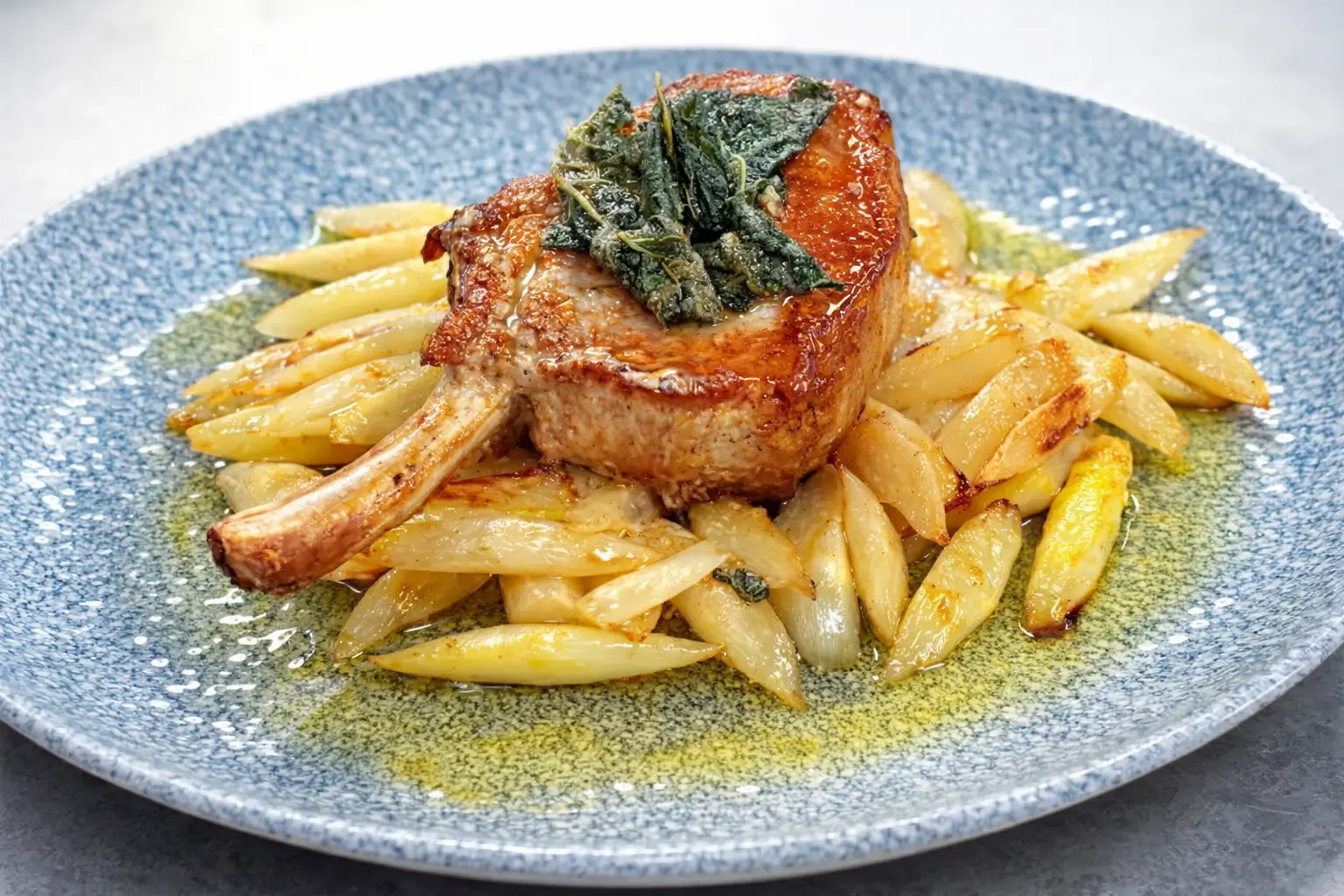 Steak mit Schupfnudeln als mediterranes Hauptgericht im Ristorante Barolo